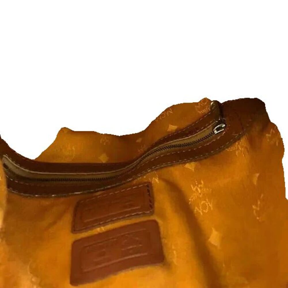 MCM Dessau Visetos Coated Canvas Drawstring Bucket Bag MINT $1,150 - Picture 4 of 7